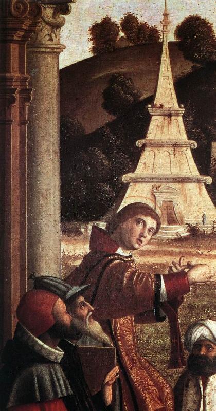 CARPACCIO, Vittore Disputation of St Stephen fdg oil painting picture